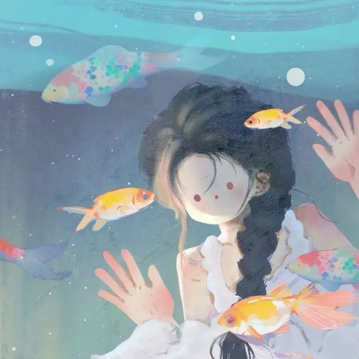 Hình Vẽ Cute Đáng Yêu Con Gái - Nghệ Thuật Từ Tâm Hồn 33