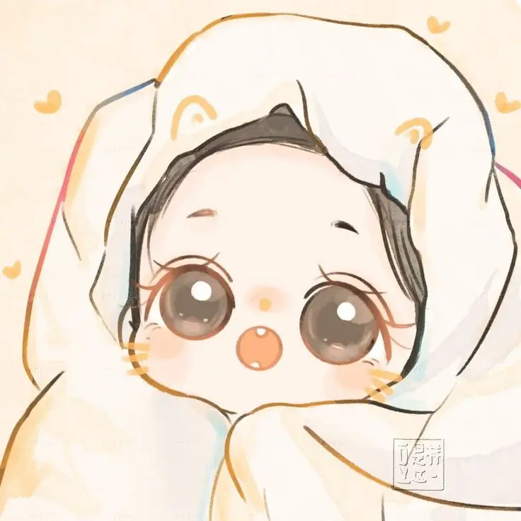 Hình Vẽ Cute Đáng Yêu Con Gái - Nghệ Thuật Từ Tâm Hồn 41