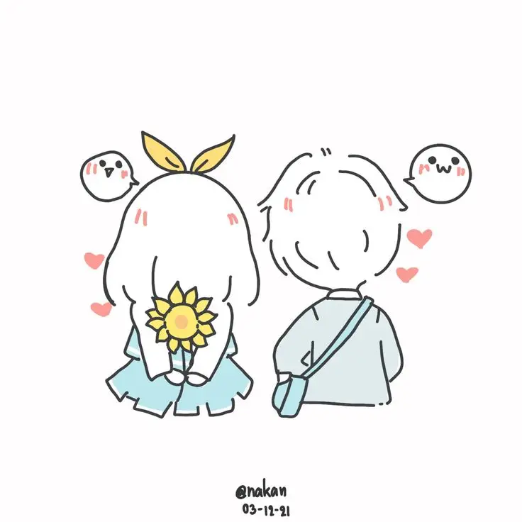 Hình Vẽ Cute Đáng Yêu Con Gái - Nghệ Thuật Từ Tâm Hồn 56