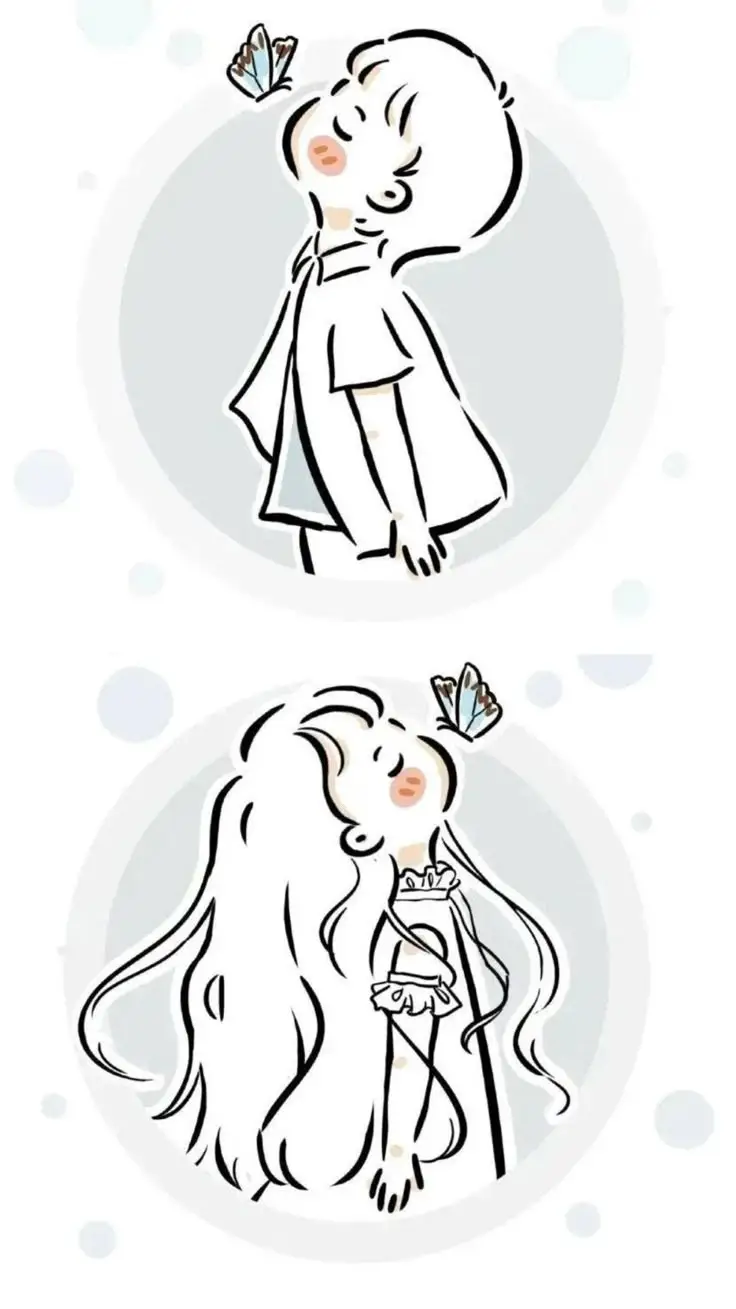 Hình Vẽ Cute Đáng Yêu Con Gái - Nghệ Thuật Từ Tâm Hồn 64