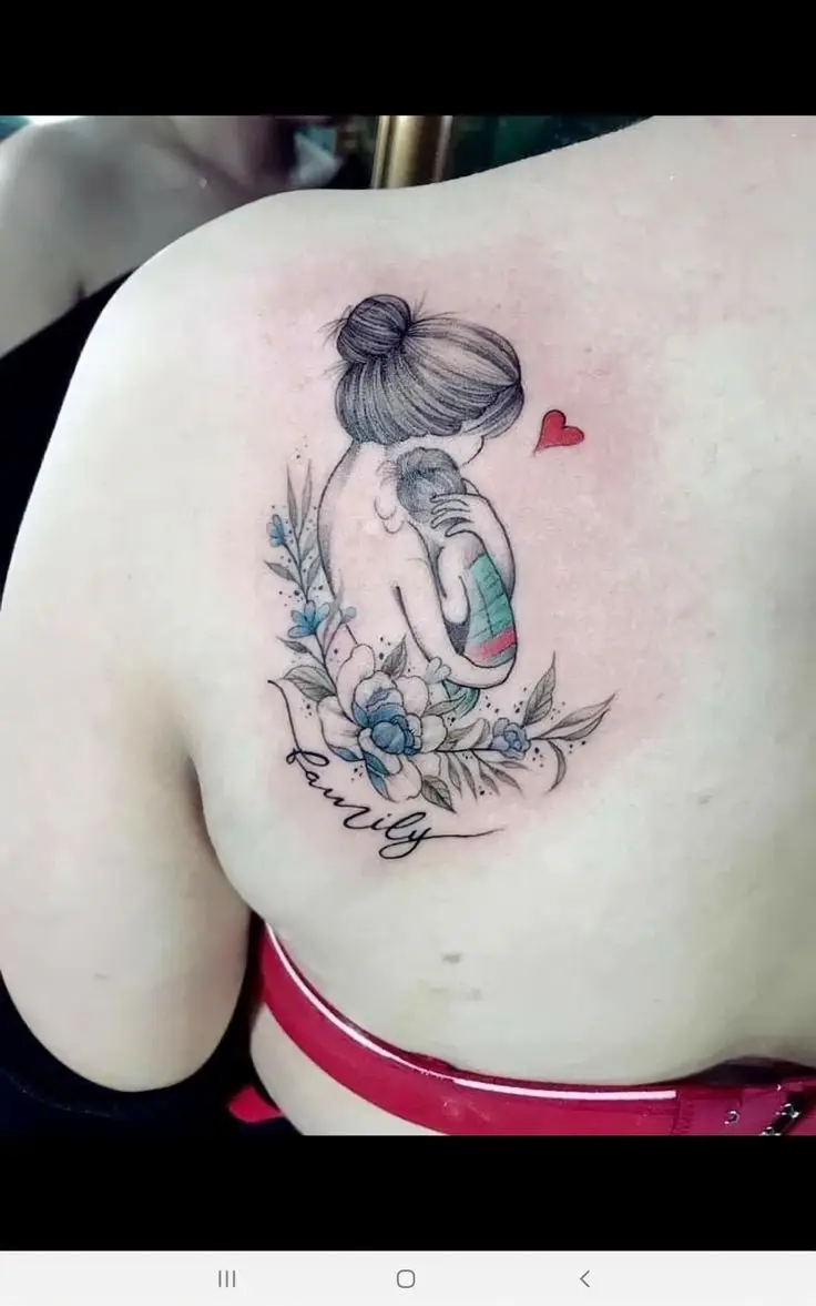 Hình Xăm Ba Mẹ Con: Biểu Tượng Tình Yêu Gia Đình 23
