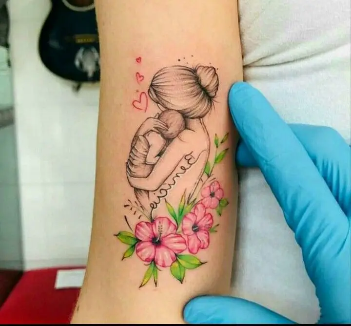 Hình Xăm Ba Mẹ Con: Biểu Tượng Tình Yêu Gia Đình 34