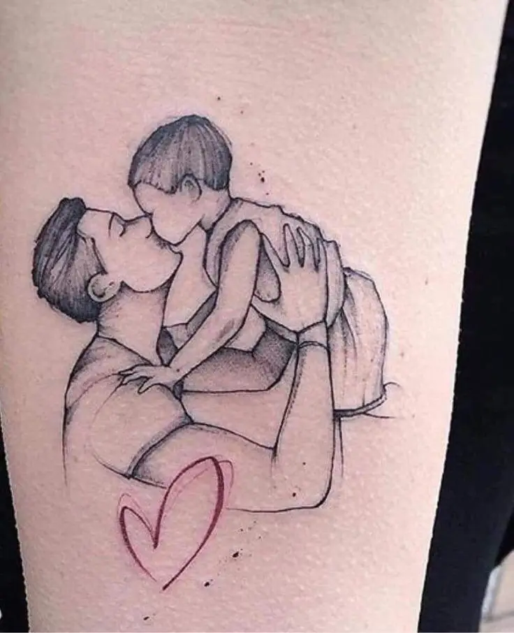 Hình Xăm Ba Mẹ Con: Biểu Tượng Tình Yêu Gia Đình 65