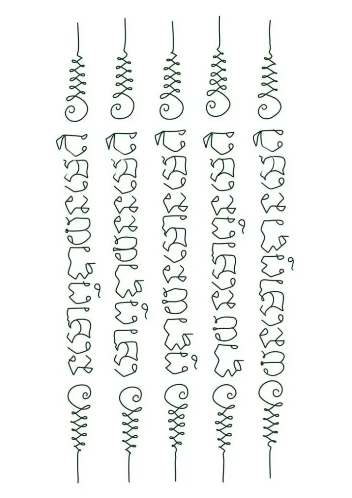 50 Hình Xăm Bùa Thái 5 Dòng Độc Đáo 45