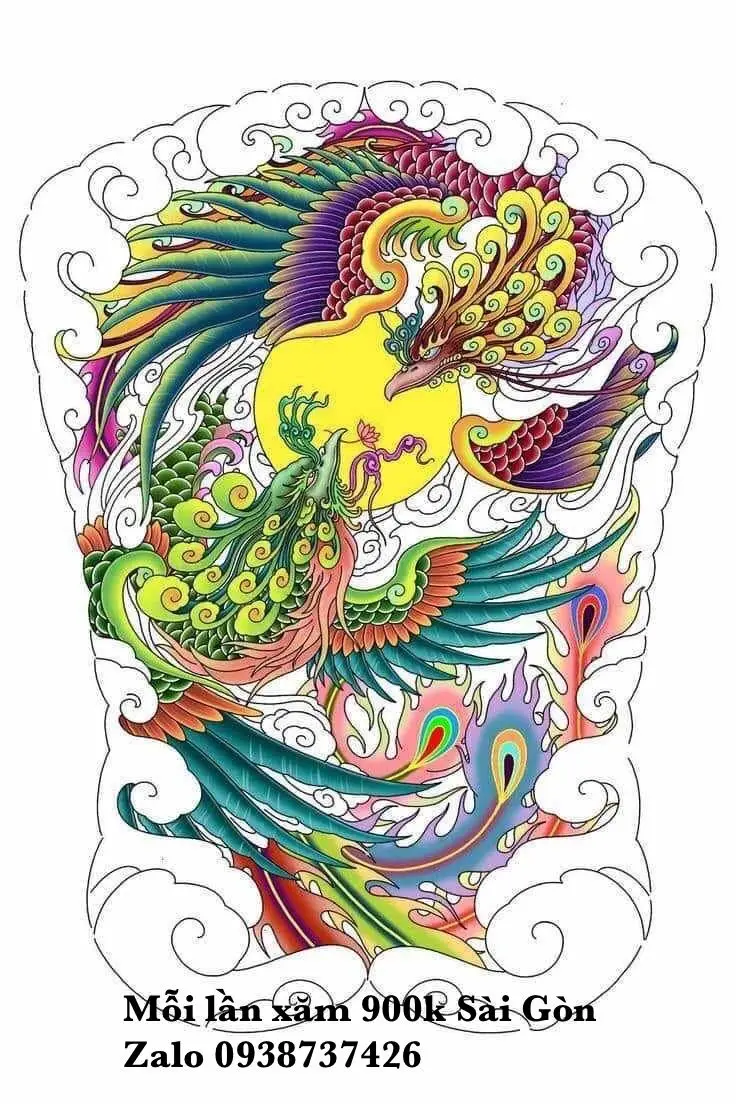 Sưu tầm hình xăm cặp ở lưng đẹp nhất cho tình yêu 2