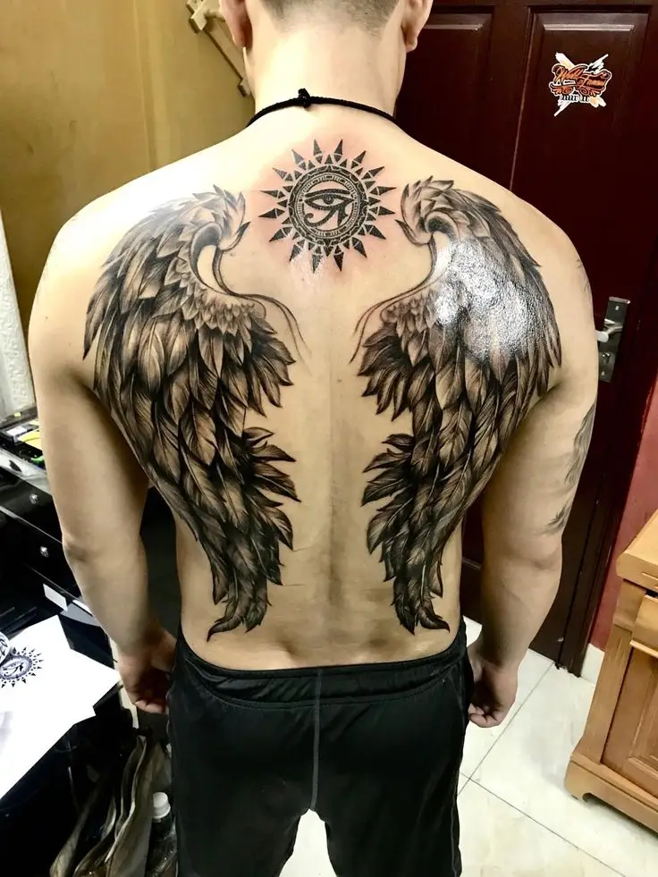 Sưu tầm hình xăm cặp ở lưng đẹp nhất cho tình yêu 27
