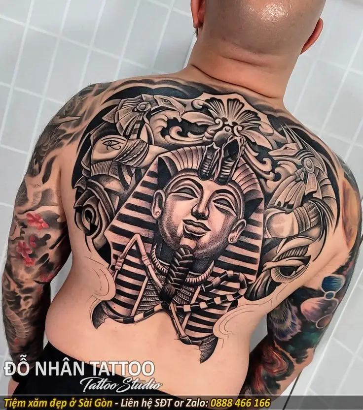 Sưu tầm hình xăm cặp ở lưng đẹp nhất cho tình yêu 50