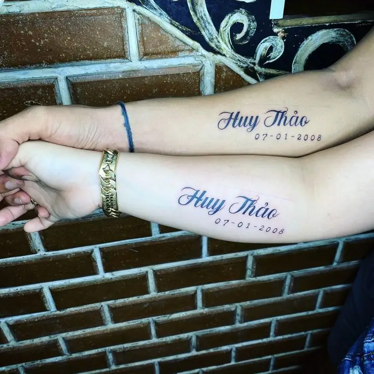 Hình Xăm Cặp Với Người Yêu: 50+ Mẫu Đáng Yêu Để Gắn Kết 30