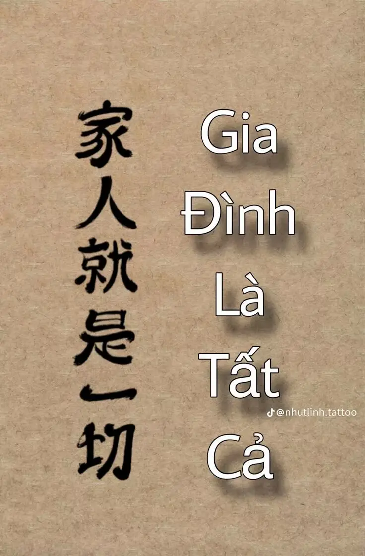 Hình Xăm Chữ Tàu Ý Nghĩa Gia Đình: 100+ Hình Ảnh Đầy Cảm Xúc 67