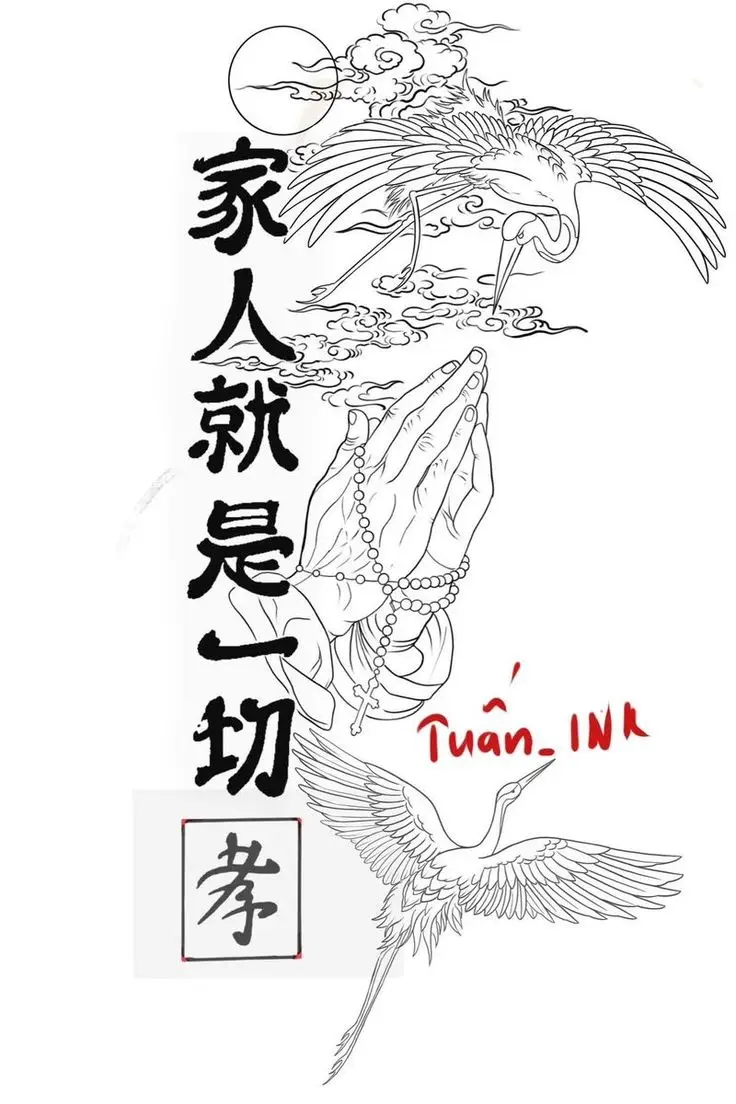 Hình xăm chữ ý nghĩa về gia đình – Gắn kết yêu thương 33