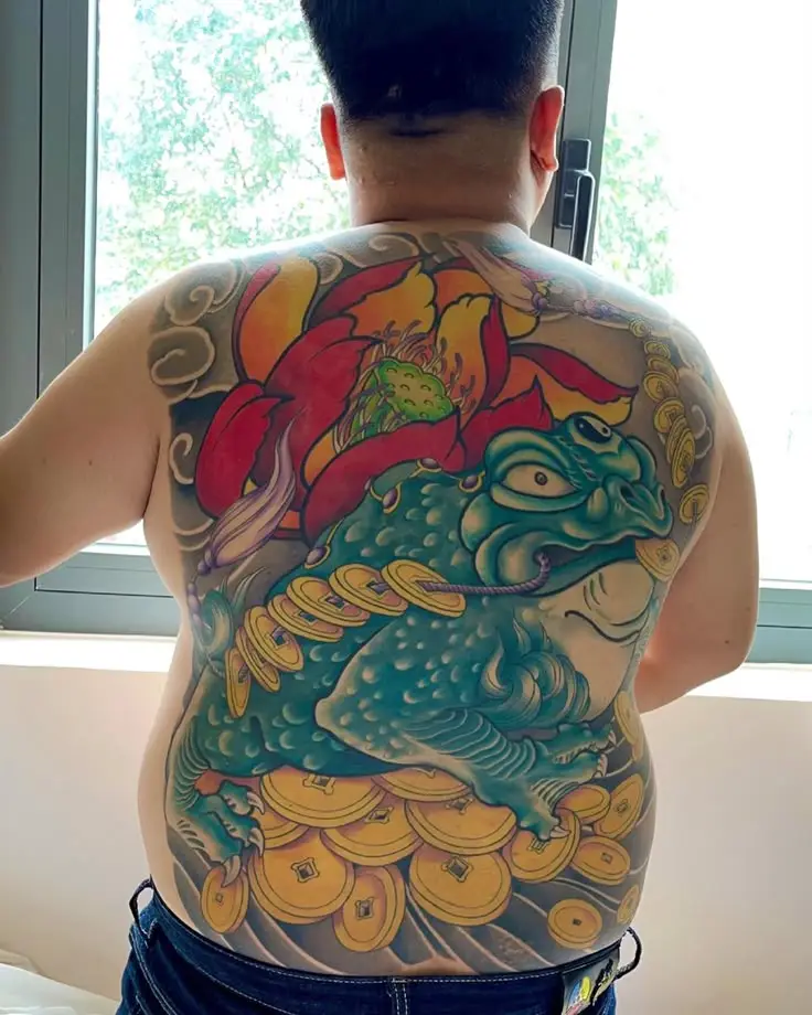 Ý Nghĩa Hình Xăm Cóc Thần Tài 9