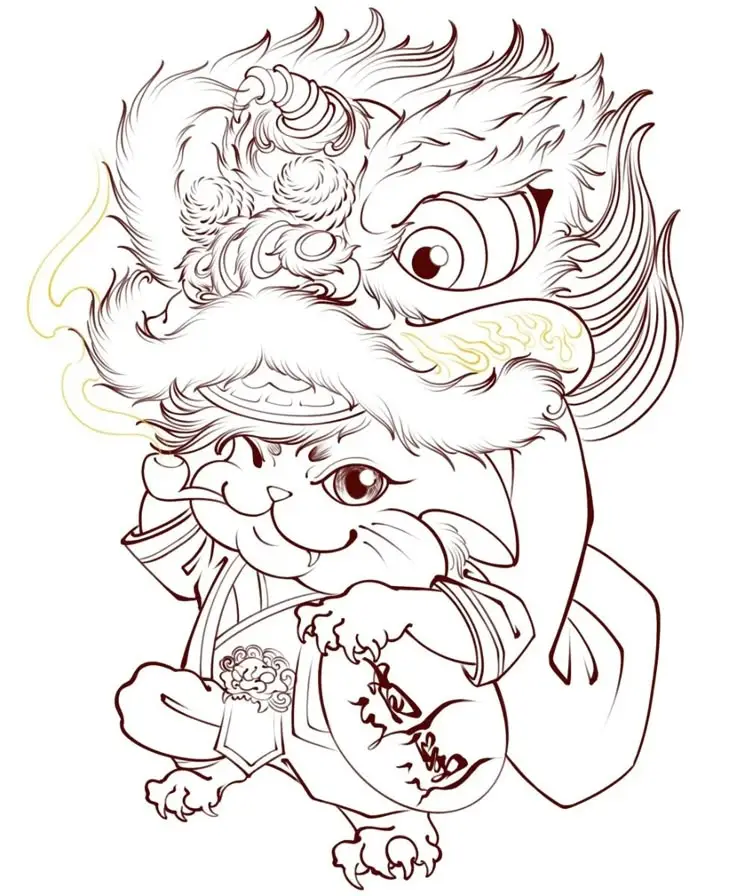 Ý Nghĩa Hình Xăm Cóc Thần Tài 22