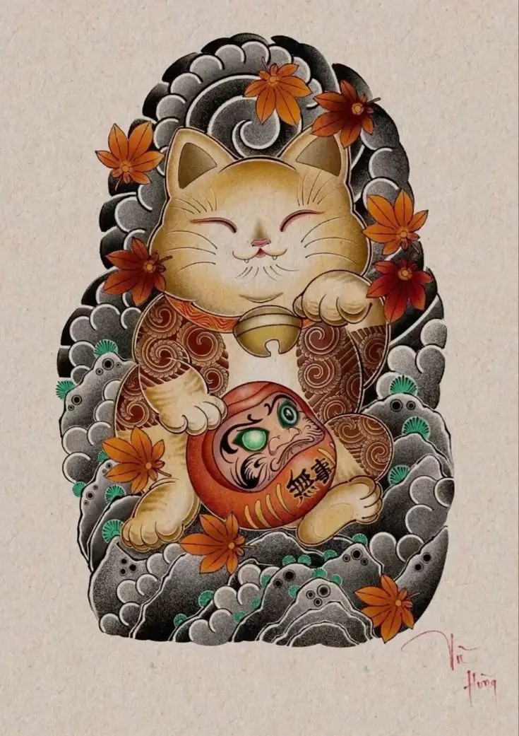 Ý Nghĩa Hình Xăm Cóc Thần Tài 26