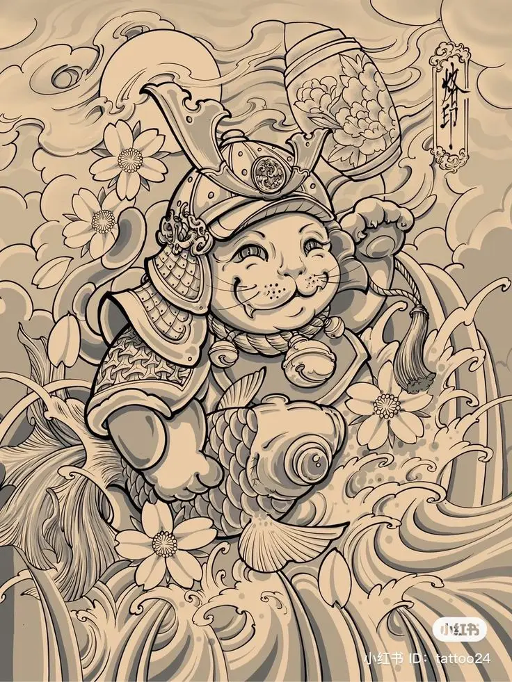 Ý Nghĩa Hình Xăm Cóc Thần Tài 42