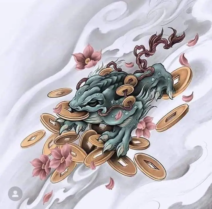 Ý Nghĩa Hình Xăm Cóc Thần Tài 61