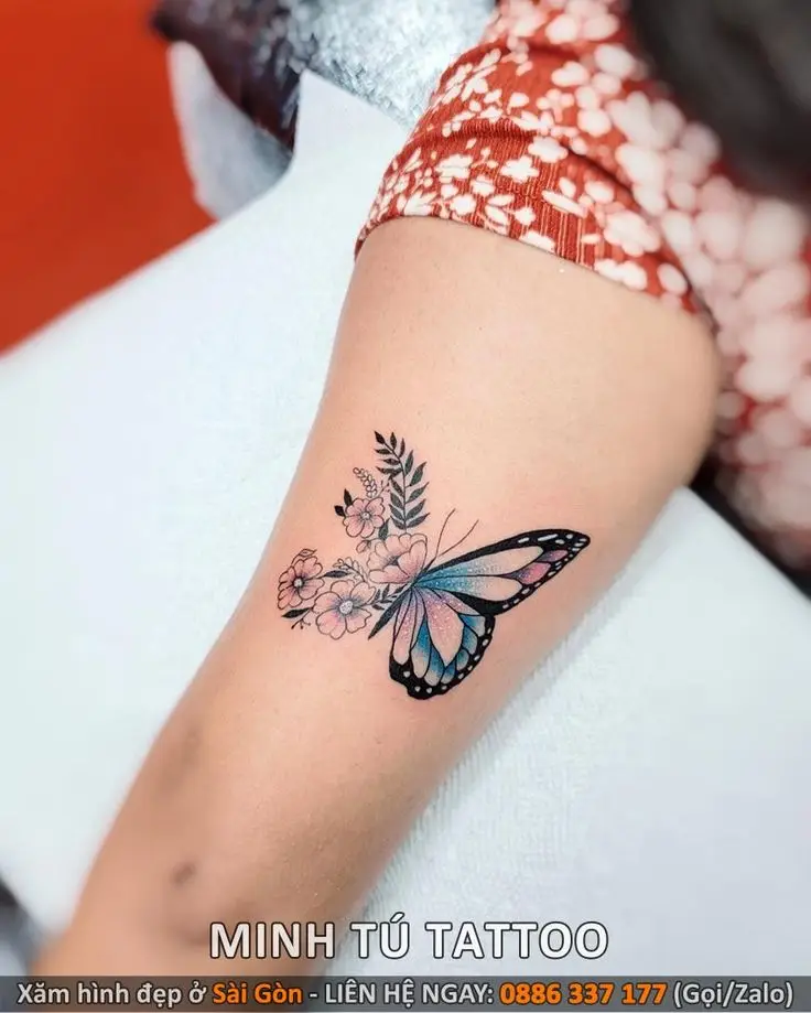 Hình Xăm Con Bướm Mini Ở Tay: Sự Dễ Thương Trong Chi Tiết 16