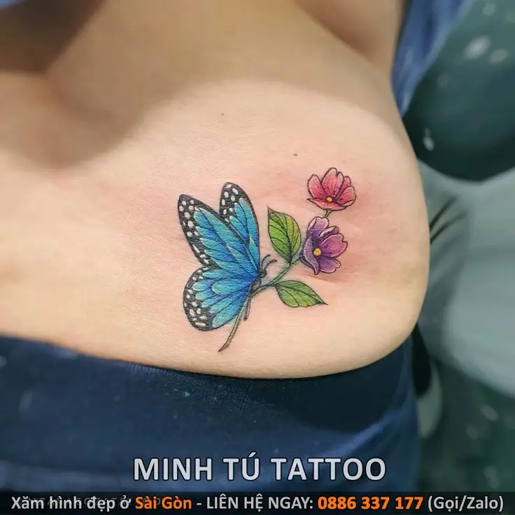 Hình Xăm Con Bướm Mini Ở Tay: Sự Dễ Thương Trong Chi Tiết 39