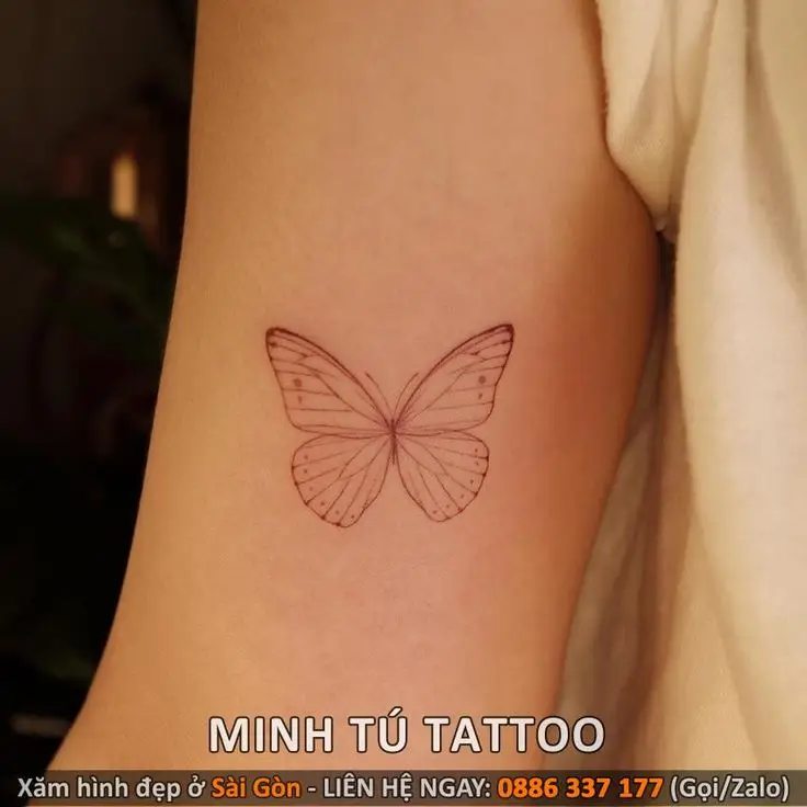 Hình Xăm Con Bướm Mini Ở Tay: Sự Dễ Thương Trong Chi Tiết 46