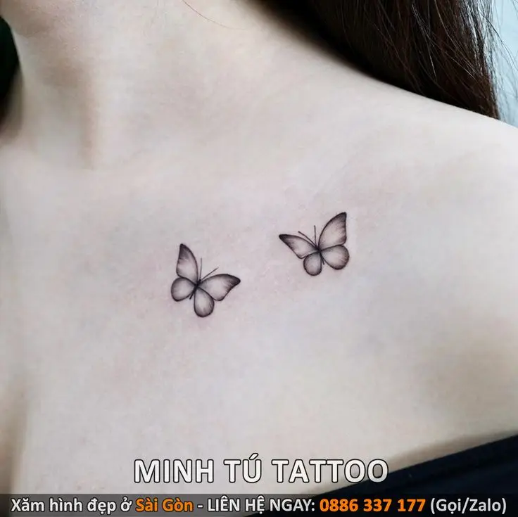 Hình Xăm Con Bướm Mini Ở Tay: Sự Dễ Thương Trong Chi Tiết 56