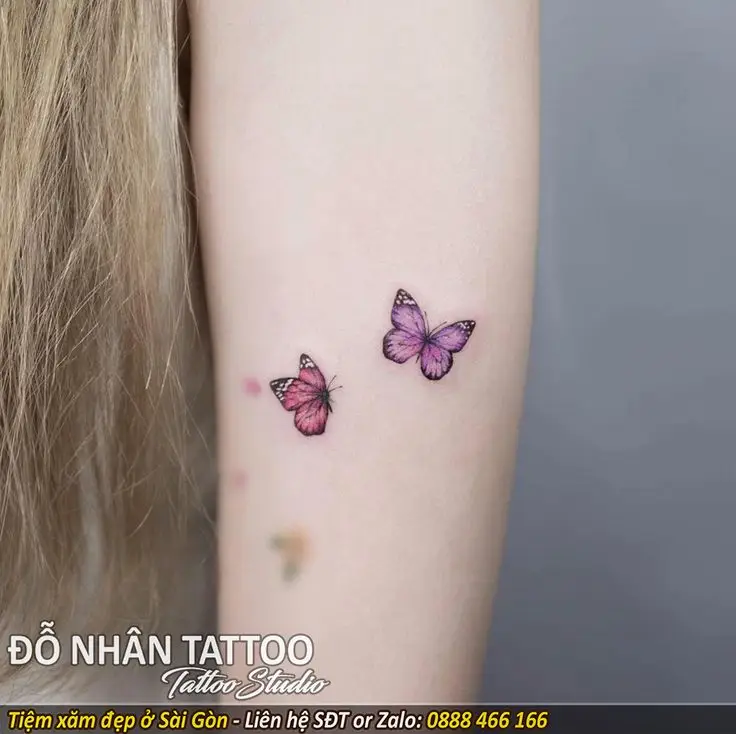 Hình Xăm Con Bướm Mini Ở Tay: Sự Dễ Thương Trong Chi Tiết 57