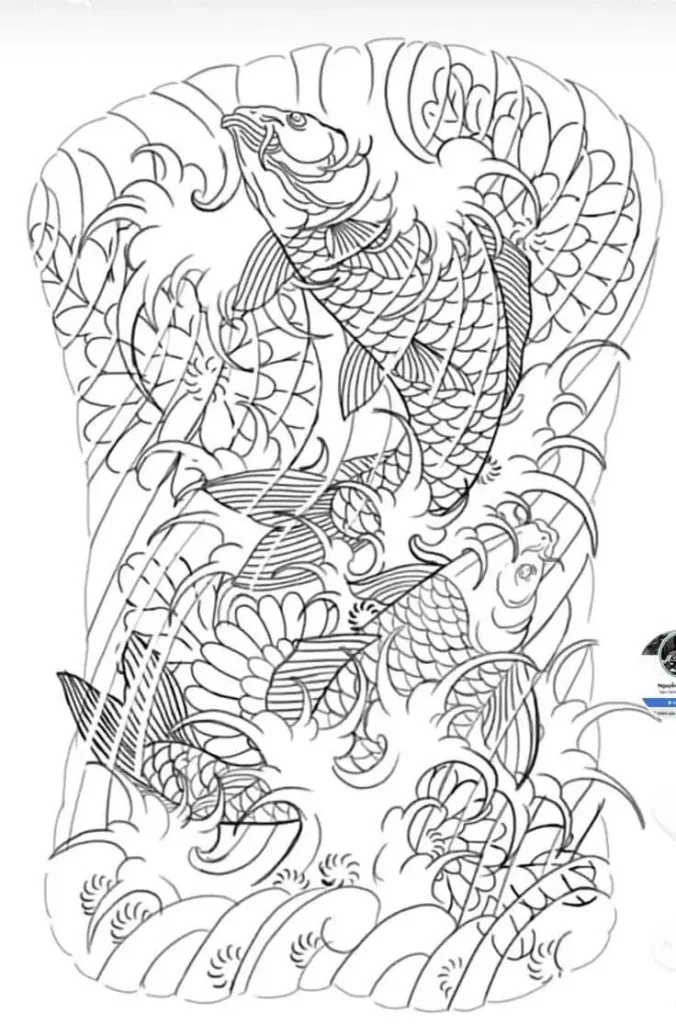 Hình Xăm Con Cá Chép: Biểu Tượng Của Sự Thành Công 55