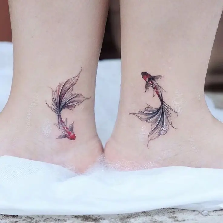 Khám Phá Hình Xăm Cung Song Ngư Tình Yêu Vĩnh Cửu 39