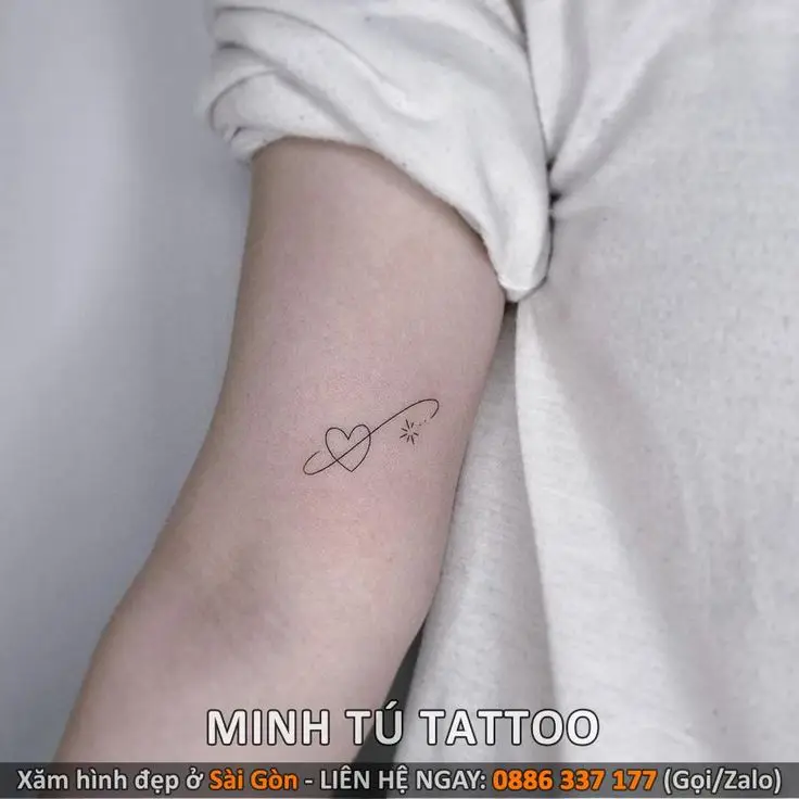 Hình xăm đẹp cho nam ở bắp tay mini: Nét nam tính tinh tế 36