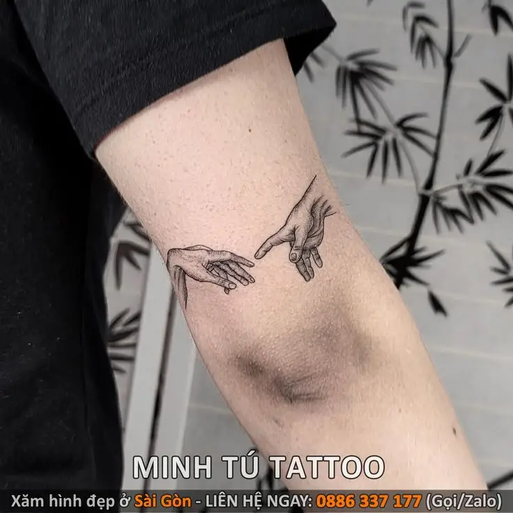 Hình xăm đẹp cho nam ở bắp tay mini: Nét nam tính tinh tế 48