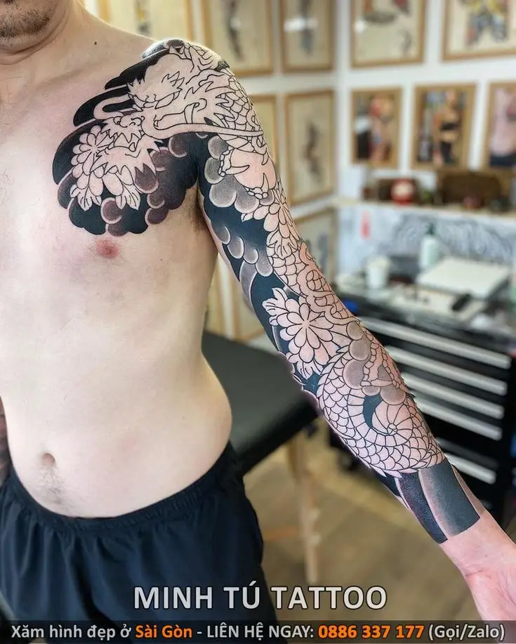 Hình Xăm Full Ngực Đẹp Cho Nam - Tỏa Sáng Vẻ Đẹp Nam Tính 4