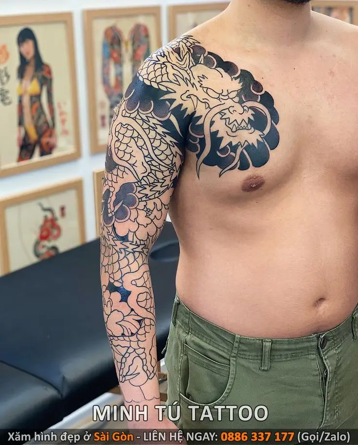 Hình Xăm Full Ngực Đẹp Cho Nam - Tỏa Sáng Vẻ Đẹp Nam Tính 19
