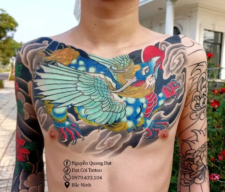 Hình Xăm Full Ngực Đẹp Cho Nam - Tỏa Sáng Vẻ Đẹp Nam Tính 34