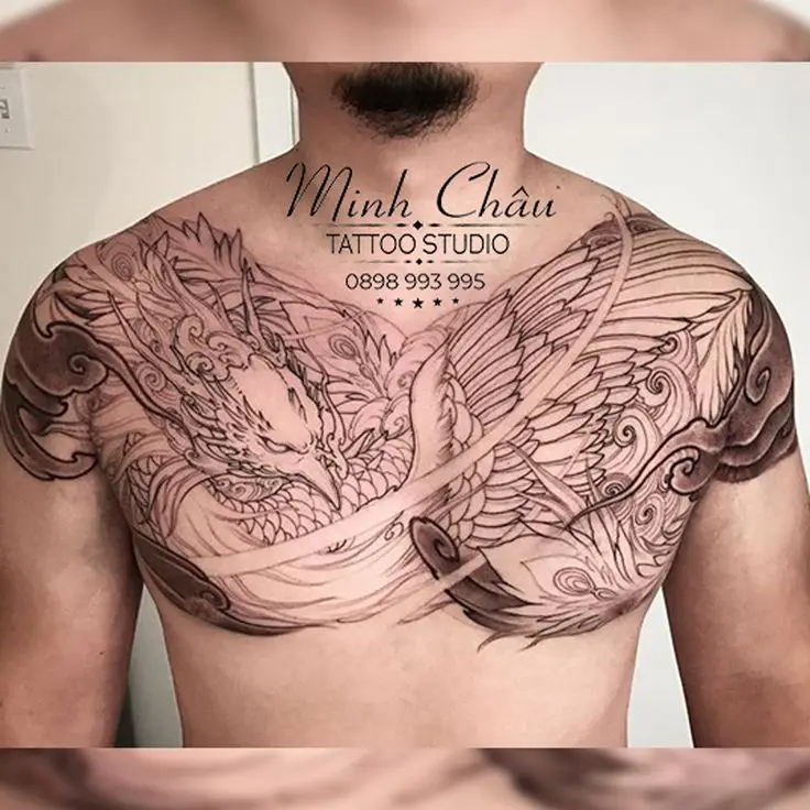 Hình Xăm Full Ngực Đẹp Cho Nam - Tỏa Sáng Vẻ Đẹp Nam Tính 56