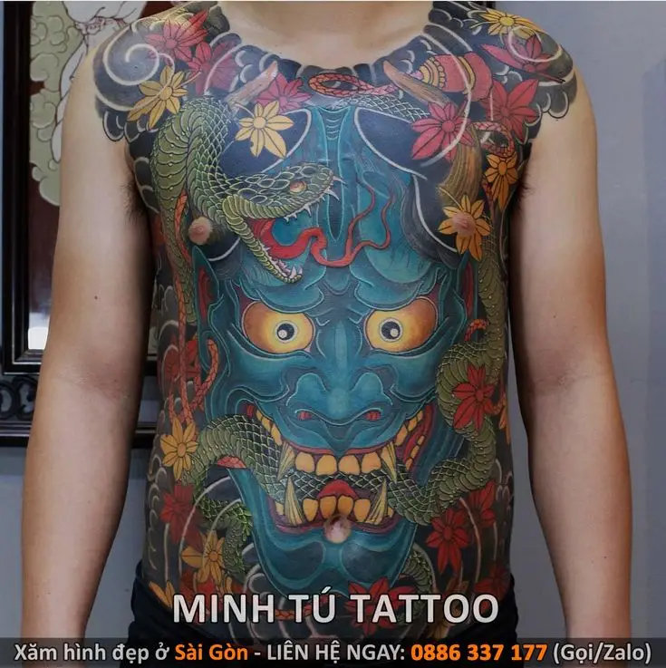 Hình xăm full người phía trước: Tỏa sáng phong cách 21