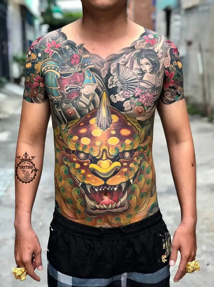 Hình xăm full người phía trước: Tỏa sáng phong cách 33
