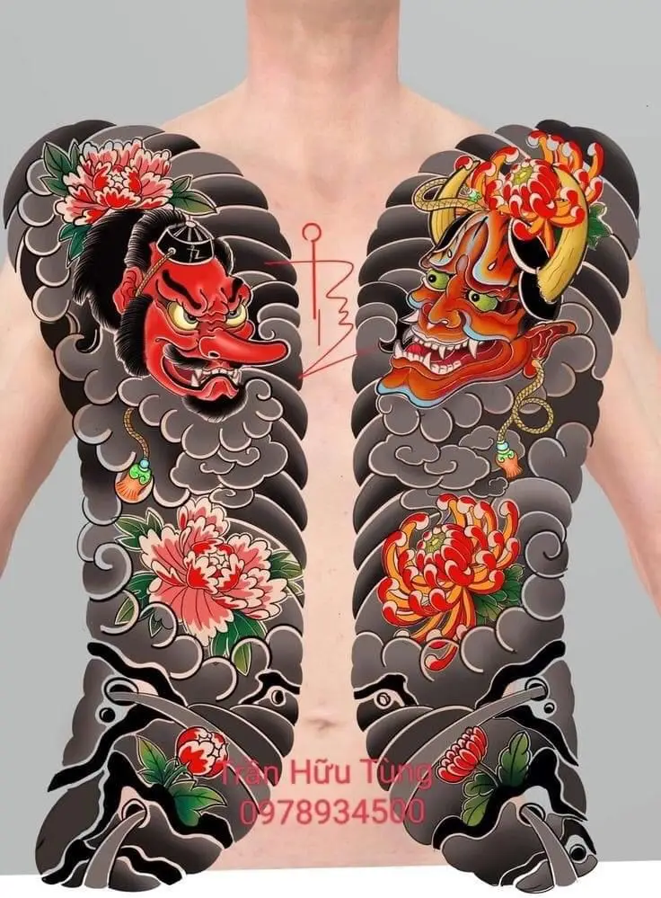 Hình xăm full người phía trước: Tỏa sáng phong cách 36