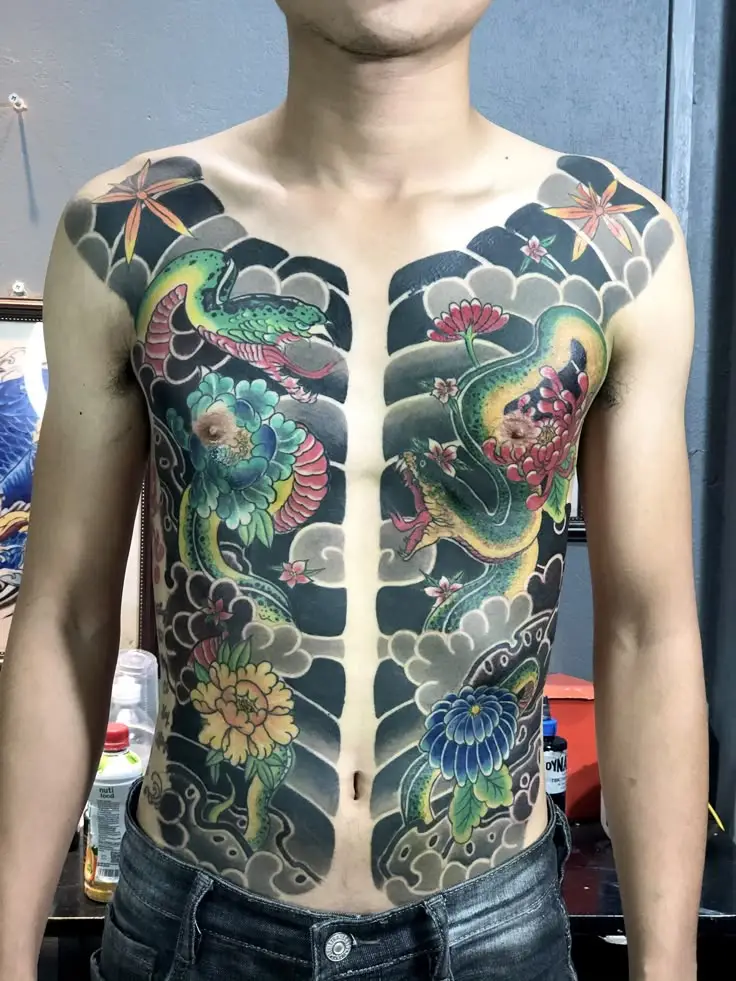 Hình xăm full người phía trước: Tỏa sáng phong cách 38