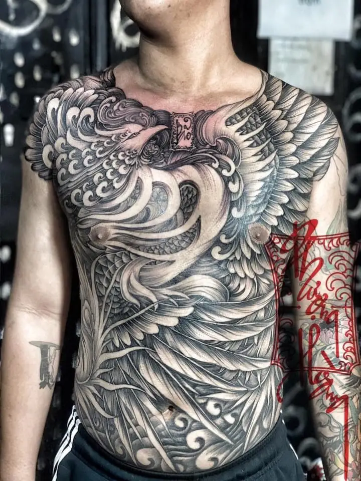 Hình xăm full người phía trước: Tỏa sáng phong cách 39