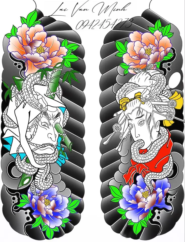 Hình xăm full người phía trước: Tỏa sáng phong cách 58