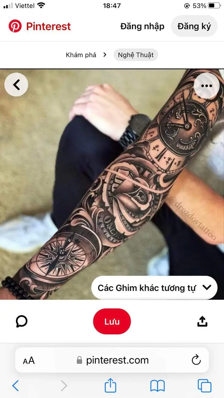 Hình Xăm Full Tay Châu Âu: Ý Nghĩa và Mẫu Thiết Kế Đẹp 14