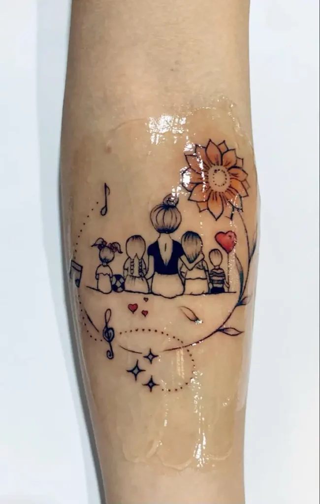 10 Hình Xăm Gia Đình Ý Nghĩa Đẹp Nhất 13