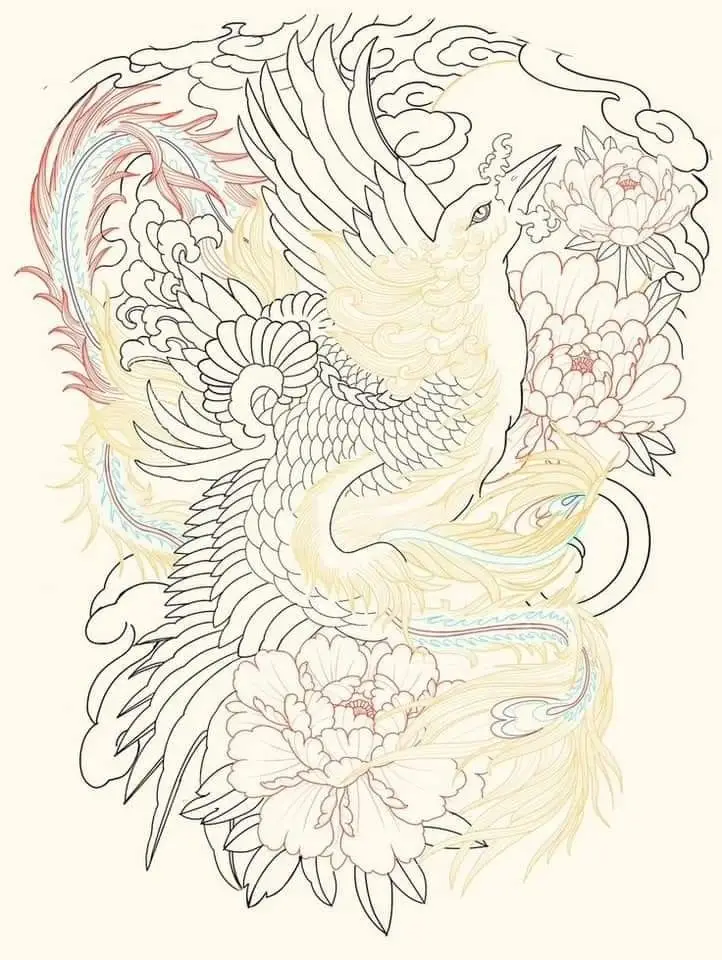 Hình Xăm Hạc Kín Lưng - Biểu Tượng Của Sự Trường Thọ 4