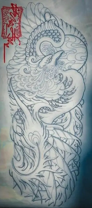 Hình Xăm Hạc Kín Lưng - Biểu Tượng Của Sự Trường Thọ 29
