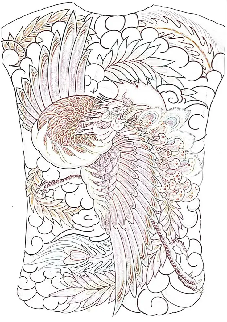 Hình Xăm Hạc Kín Lưng - Biểu Tượng Của Sự Trường Thọ 32