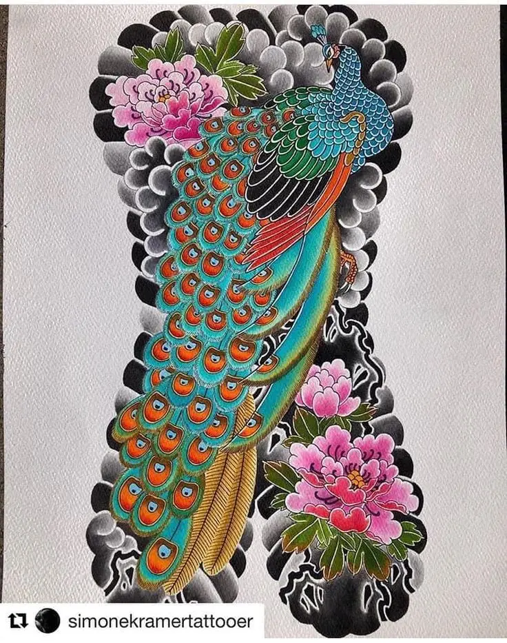 Hình Xăm Hạc Kín Lưng - Biểu Tượng Của Sự Trường Thọ 35