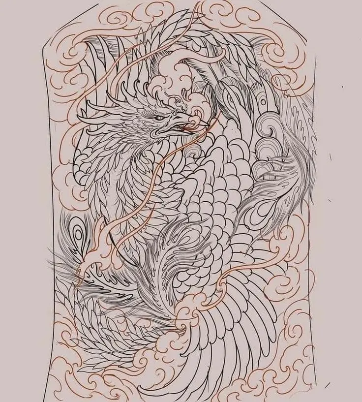 Hình Xăm Hạc Kín Lưng - Biểu Tượng Của Sự Trường Thọ 38