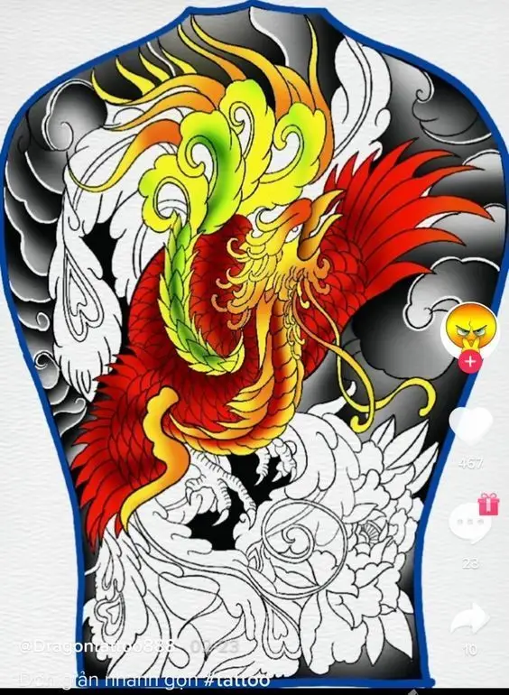 Hình Xăm Hạc Kín Lưng - Biểu Tượng Của Sự Trường Thọ 42