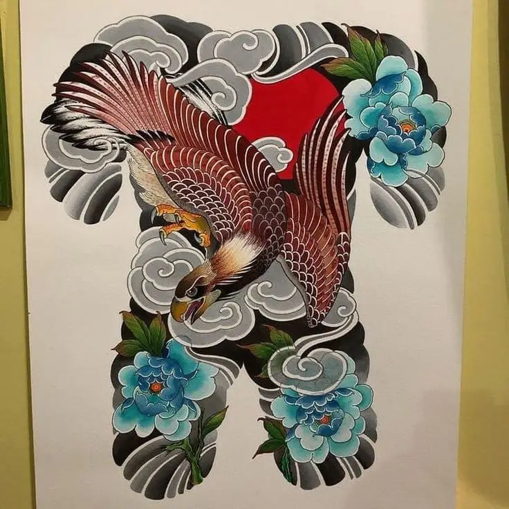 Hình Xăm Hạc Kín Lưng - Biểu Tượng Của Sự Trường Thọ 47