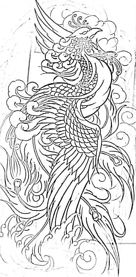 Hình Xăm Hạc Kín Lưng - Biểu Tượng Của Sự Trường Thọ 51