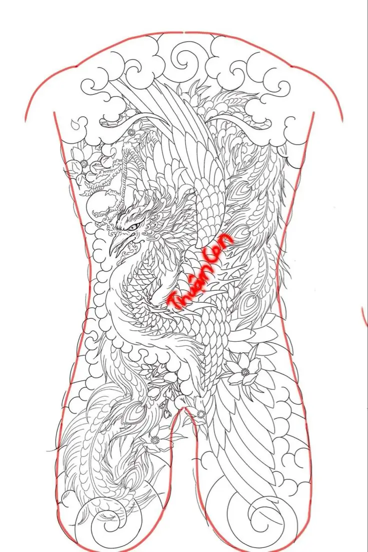 Hình Xăm Hạc Kín Lưng - Biểu Tượng Của Sự Trường Thọ 52
