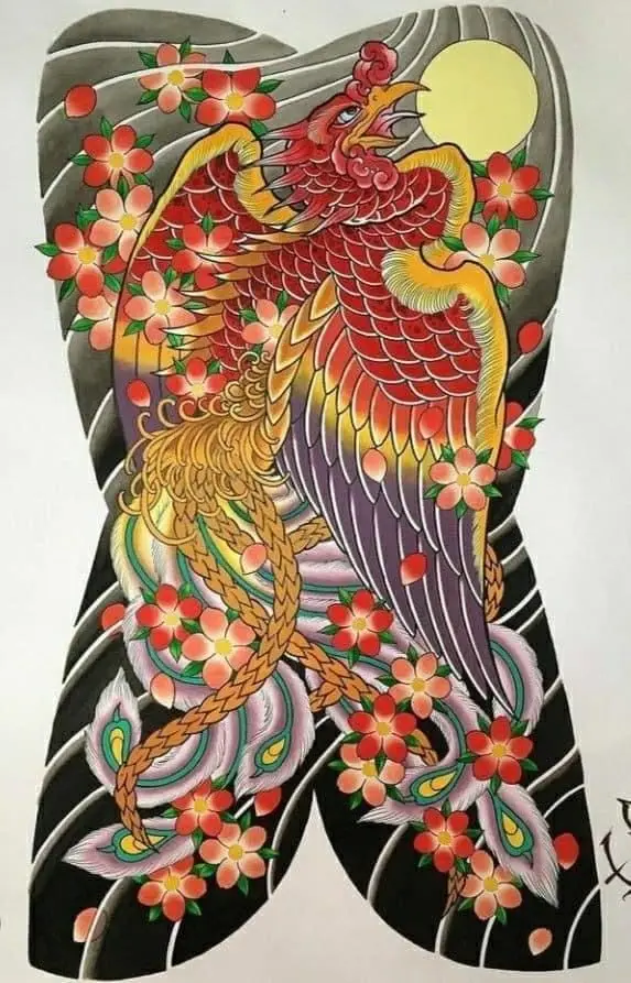 Hình Xăm Hạc Kín Lưng - Biểu Tượng Của Sự Trường Thọ 53